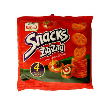 Priyagold Biscuits Snacks Zig Zag